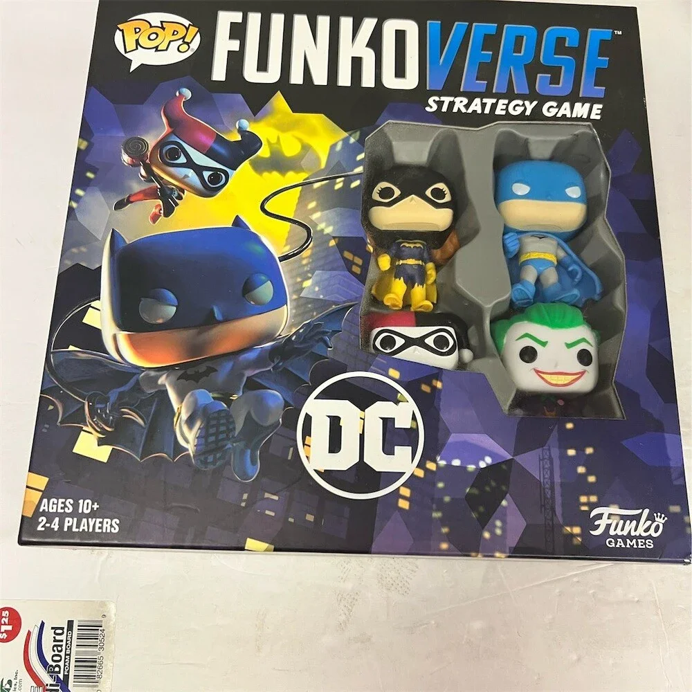 Funko Funkoverse Strategy Game DC Comics 100 Base Set 4-Pack Batman Joker